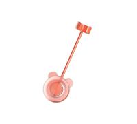 AMSLSIU Easy-to-Install Adjustable Hair Dryer Holder for Hands-Free Drying in Bathroom, Orange
