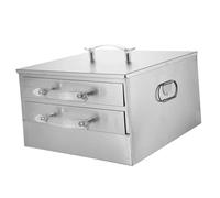 AMSLSIU Easy To Rice Roll Machine For Preparing Fresh Rice Noodle Rolls And Delicious Dim Sum Treats And Heat.After Steaming For Few Minutes Roll Machine Drawer Noodle Steame, 2x Tray