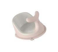 AMSLSIU Easy-toInfant Shower Chair with Non-Slip and Backrest Support for Bathing, Pink