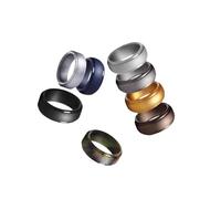 AMSLSIU Eco-friendly Silicone Ring Set Rubber Rings Active Lifestyles Diving Climbing And General Workouts And Any Activities On. Silicone Ring Band Weight Lifting