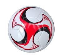 AMSLSIU Eco-friendly Soccer Balls Non-toxic And Long Service Life For Football Training PVC Football Middle School Match , 2 Red