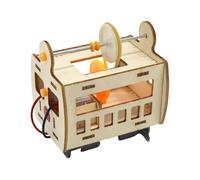 AMSLSIU Educational Teaching Aids Gift Comprehensive Learning Tools Sightseeing Car DIY Crafts Creativity And Innovation Science Experiment Model Toy Set