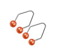 AMSLSIU Effective and Strong Dimples Trainer for Women and Girls Metal Women Dimples Makers for Face Cheeks Dimples Maker Beads, Orange