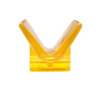 AMSLSIU Efficient Boat Trailer V Bow Stop Roller Non Marking For Hull During Installation Easy To FIT FORFits 10CM/3.94INCH Wide Bracket. Boat Trailer Tie Down V Bow Stop Non Marking