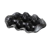 AMSLSIU Egg Grid Ceramic Tray With Non-Slip Bottom For Secure Storage Ceramics Ceramic Egg Tray Storing Eggs, type+2