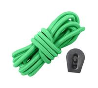 AMSLSIU Elastic Bungee Cord Features Adjustable Buckle to Securely Hold Gear Individuals Engaging in Water Activities Heavy Duty Paddle Leash Fixing Rope Replacement, Green, 250 cm