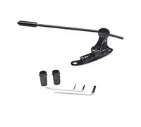 AMSLSIU Electric Guitar Bridge Stop Bar Tailpiece Tremolo Fits LP SG Guitars With 5 String Spacing For Modifications Guitar Tremolo Bridge Tailpiece Vibrato, black, 25x10x4.5cm
