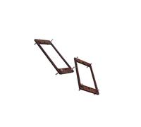 AMSLSIU Electric Guitar Pickup Mounting Ring Set Of Two Pickup Rings Flat Bottom Musicians Neck And Bridge Position. Inside Approx. 69mm X 38mm/2.72inch X 1.5inch Outside Approx.