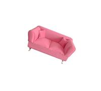 AMSLSIU Elegant 1/6 Dollhouse Sofa Bedroom Decor Jewelry Storage Case for 12 Doll, Two Person Sofa