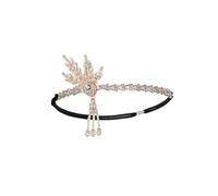 AMSLSIU Elegant Crystal Rhinestone Woman Headband for 1920s Party