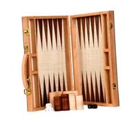 AMSLSIU Elegant Versatile Board Game Family Foldable Backgammon Set Unique Home Decor Gaming Solution Wooden Backgammon Set Is Crafted Solid Wood Recreational Board Game Entertainment