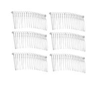 AMSLSIU Elegant Wedding Veils Side Comb DIY Hair Accessories Crafting Beautiful Hairstyles Also Suitable For DIY Many Other Hair Pieces And Craft Project. Jewelry Making Findings Accessories