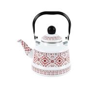 AMSLSIU Enamel Tea Kettle Classic Tableware Teapot for Kitchen Picnic Camping Handle Ancient