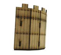 AMSLSIU Engage Minds With DIY Crafts House Miniature House Promoting Imagination And Building Skills Through Creative Assembly 1/72 Fortress Building Models Diorama Scene, corner, 8-12cm