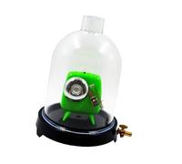 AMSLSIU Engaging Vacuum Bell Jar Allows Students To Hear Rising Sounds Creating Interest In Physics Through Observation Vacuum Hood Disc Cloche Jar Scientific Experiment