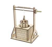 AMSLSIU Engaging Wood Puzzle Craft Tools Providing Unique Learning Experiences Enhancing Children’s Understanding Of Physics Principles Educational Construction Science Kits Pulley Well