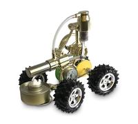 AMSLSIU Engine Model Car Physical Experiment Generator Motor Heat Steam Power Teaching Toys Children Family Friends Gifts
