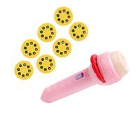 AMSLSIU Entertaining and Interactive Toy Night Lamp for Kids Infant Boys Cute Projection Flashlight, Pink, 56 pictures