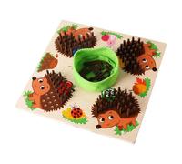 AMSLSIU Entertaining Hedgehog Peg Board Game Family Parties and Preschool Skill Development