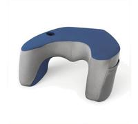 AMSLSIU Ergonomic Back Support Pillow For Reading And,Dark blue