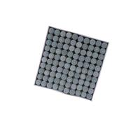 AMSLSIU Essential Game Room Gear 100 Pieces Slip On Pool Cue Tips Replacement with Box Pool Cue Tips Replacement for Game Room Just Push On Easy to Carry and