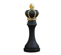 AMSLSIU Exceptional Chessmen Sculpture With Gold Color, Black, King Shape