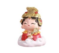 AMSLSIU Exquisite Buddha Statue Cute Tabletop Decoration Mini Sculptures Decorative Sculpture For Bedrooms Living Rooms And Cafes Figurines Statue Decoration Centerpiece, Style A