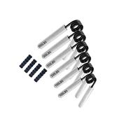 AMSLSIU Finger Exerciser For Grip Strength Training Set Guitar Players Piano Players And Forearm Workout Hand Wrist Forearm Strengthener Is Made Knurled Aluminum Handles And