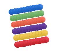 AMSLSIU Flexible Soccer Basketball Markers Round Flat Cones Spot Markers Floor Discs Reusable And Anti Slip Features Training Performance Coaches Trainers Sport Teams Baseball Boxing