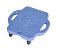 AMSLSIU Floor Board With Handle For Kids Heavy Duty Scooter Rocker Training Equipment Gym Class Playground Backyard Sport Flat Scooter For Kids Children Gym Indoor, Blue, 40x43x11cm