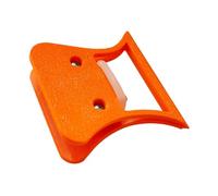 AMSLSIU Fly Tying Hackle Clamps Clip Tool Compact And Reliable PETG PP Construction Fly Tying Hackle Clamps Clip Fishing Tool Crafted PETG PP Practical Sturdy, Orange, S Pliers