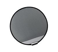 AMSLSIU Foldable Reflector Board Dents Reflector Board With Handle Durable Car Dents Detection Tool Necessary For Vehicle Maintenance Flexible Lined Striped Panel, round