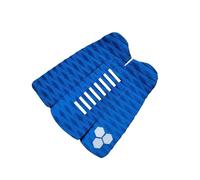 AMSLSIU Foot Deck Tail Pad EVA Surfing Padded Surfboard Provides Unmatched Grip And Stability With Rhombus Groove Accessories Adjustable Boat Floor Mat Water Sport, Blue, 31x31cm