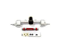 AMSLSIU front rear axle&Universal Drive Joint For 1/24 ECX Barrage Unleash Full Potential Of 1/24 ECX Barrage With Front Rear Axle Well Performance, silver