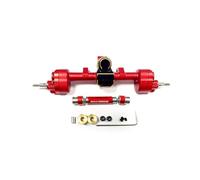 AMSLSIU front rear axle&Universal Drive Joint For 1/24 ECX Barrage Unleash Full Potential Of 1/24 ECX Barrage With Front Rear Axle Well Performance, red