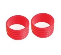 AMSLSIU Functional Silicone Badminton Squash Racket Sealed Loops Lightweight Durable Reliable Tennis Racquet Handle Silicone Fix Ring Red Tennis Racket Grip