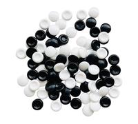 AMSLSIU Go Games Pieces 100 Piece Board Game Set With 50 White And 50 Black Stones Engaging Strategy Play Adults And Elder Strategy Board Games Gobang Chinese Chess Pieces