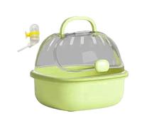 AMSLSIU Guinea Pig Cage Pet Outgoing Traveling Habitat Spacious Transparent Features Adventure Lovers Small Animal Carrier Cage Provides Ample Space For Pet, green, 20x18x16cm