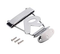 AMSLSIU Guitar Bridge Tailpiece Direct Replacement Smooth Impact-resistant Wide Application String Tailpiece Metal