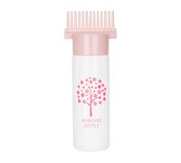 AMSLSIU Hair Dye Applicator Brush Engineered Provides Full Control While Coloring Hair At Home Effective And Stress Free Roots Comb Applicator Bottle For Home Salon 180ml, Pink, 17.1x6.4x4.6cm
