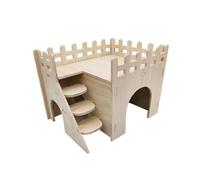 AMSLSIU Hamster House Cage Hut Assemble Climbing Ladder Entertaining Structure Keeps Hamsters Active And Happy Hamster Hedgehog Mouse Rat Guinea Pig Slide House