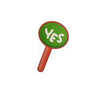 AMSLSIU Handheld Yes No Classroom Signs Paddle Voting Board Events Portable Student Supplies Essential For Small Groups Portable Yes No Signs Paddle Student Supplies