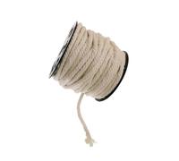 AMSLSIU Handmade Decorations Natural Cotton Cord Versatile Twisted Cotton Rope Suitable For Various Crafting And Weaving Uses Wedding Home Party Decoration Supplies, White, 20m