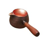 AMSLSIU Handmade Teapot Tea Maker Kung Fu Tea Pot Ergonomically Designed Moments Effortlessly Maker is Made of Pure Copper Hammered Copper Pot Kettle Electric, Style C