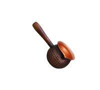 AMSLSIU Handmade Teapot Tea Maker Kung Fu Tea Pot Ergonomically Designed Moments Effortlessly Maker is Made of Pure Copper Hammered Copper Pot Kettle Electric, Style A