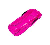 AMSLSIU Heavy Duty Snow Sled With Safe Brakes Handles Fun Winter Toboggan For Kids Child And Toddlers Durable Construction. Steerable Snow Sled Kids Child Toddlers Downhill, Rose Red, 86mx40x15cm