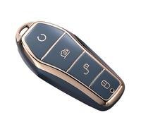 AMSLSIU High And Waterproof Soft And Elastic Key Case To Keys Safe PU Key Case Cover Car Max Impact-resistant , Gray , Standard