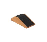 AMSLSIU High Density Exercise Brick Indoor Sports Cork Yoga Block Non Slip Lightweight Squat Wedge Block Elevate Training Workout Bodybuilding Body Stretching Squat Ramp, 1 pc, 23x12x6.5cm
