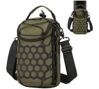 AMSLSIU Ic Gym Bag Strong Structure Holds 12oz to 32oz Bottles Allowing Efficient Hydration During Activities Durable Patrol Bag, Green