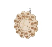 AMSLSIU Interactive Educational Toy For Birds Incorporates Unique Block Puzzle Enhancing Chewing Skills And Intelligence Development Bird Puzzle Toy With Hole, Sun